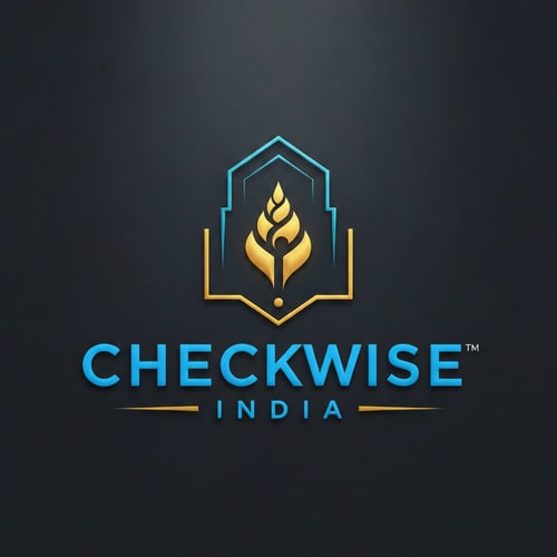 AI Design for WRITE CHECKWISE INDIA IN BLUE COLOR