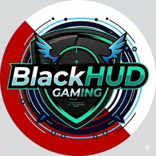 AI Design for MIX THESE LOGOSSTYLES AND CREATE A NEW LOGO FOR YOUTUBE GAMING CHANNEL 'BlackHUD'