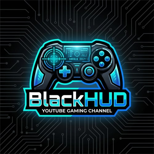AI Design for CREATE A UNQIUE DIFFERENT VECTOR STYLE LOGO FOR YOUTUBE GAMING CHANNEL 'BlackHUD'