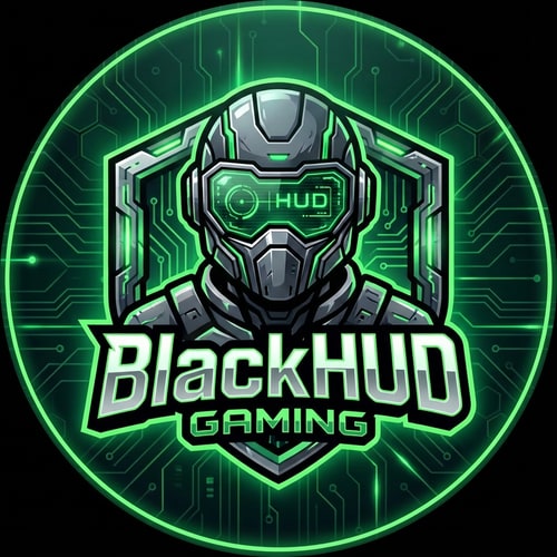 AI Design for MIX AND CREATE A DIFFERENT LOGO FOR YOUTUBE GAMING CHANNEL 'BlackHUD'