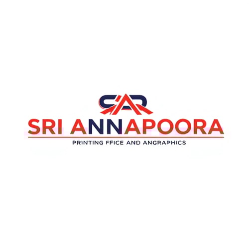 AI Design for cerate a logo with name SRI ANNAPOORA PRINTING FLEX AND GRAPHICS
