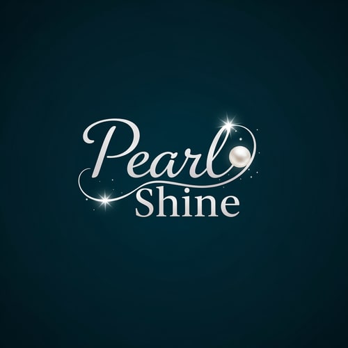 AI Design for create logo for the name Pearl Shine