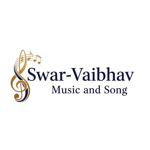 AI Design for "સ્વર-વૈભવ"
only logo music and song