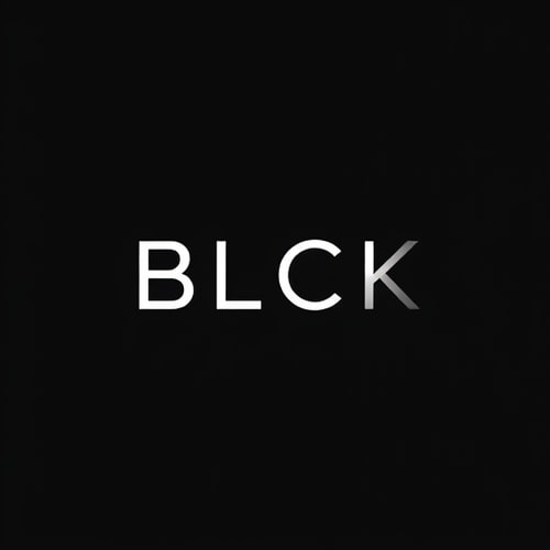 AI Design for create me a logo for my clothing company "BLCK" simple, memorable, long life span, emotionally attach to my costumer.