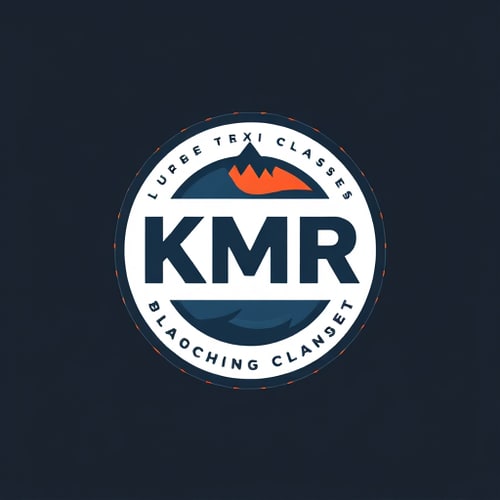AI Design for design a logo for KMR (a coching classes channel on youtube for STock market)