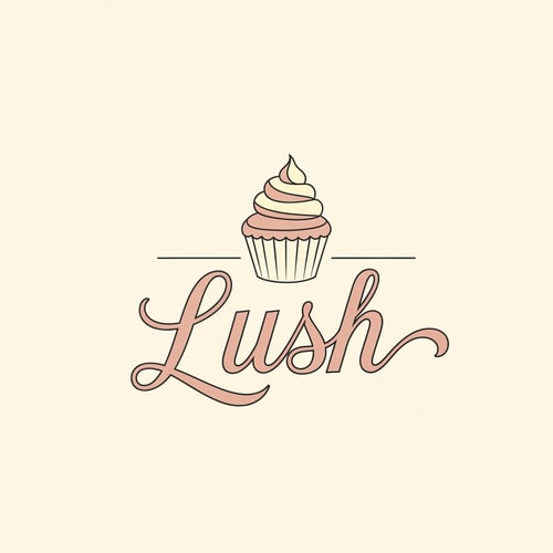 AI Design for Dessert shop logo name: Lush Style: Modern Elegant
Generate unique vector