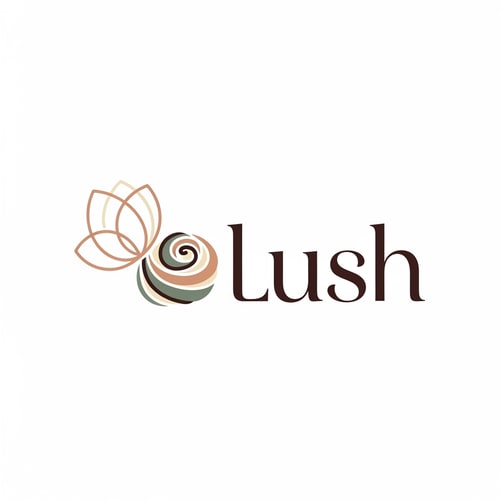 AI Design for Dessert shop logo name: Lush Style: Modern Elegant