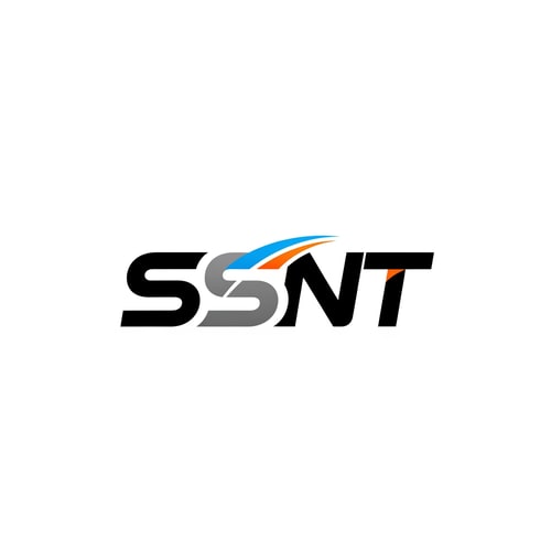 AI Design for SSNT letter vector logo