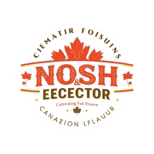 AI Design for NOSH AND NECTOR Celebrating Canadian flavour 
