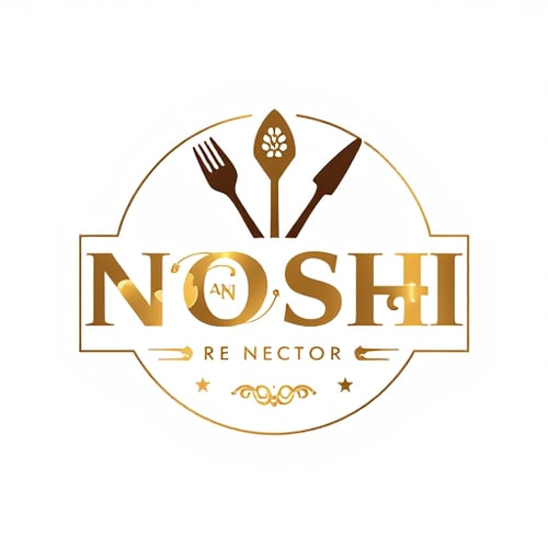 AI Design for NOSH AND NECTOR restaurant esthetic logo