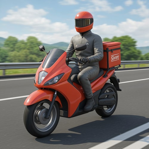 AI Design for Rider Food Delivery Simulator
