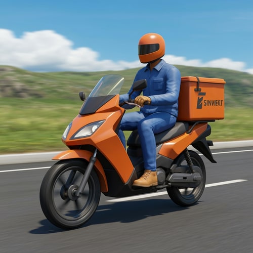 AI Design for Rider Food Delivery Simulator