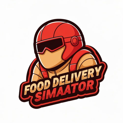AI Design for Rider Food Delivery Simulator Logo