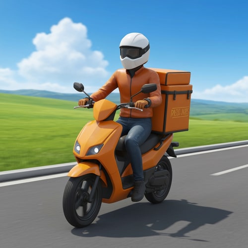 AI Design for Rider Food Delivery Simulator