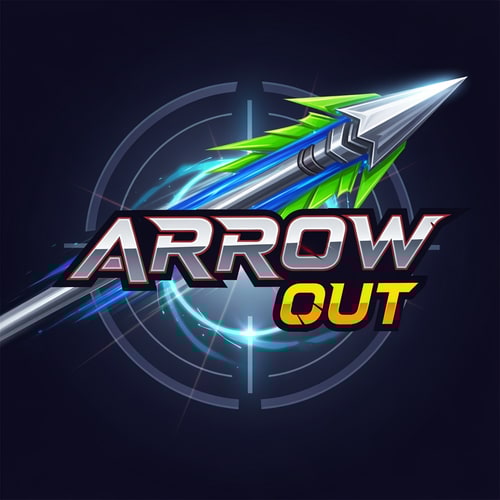 AI Design for Arrow Game Logo Make In Game Name Is Arrow Out.