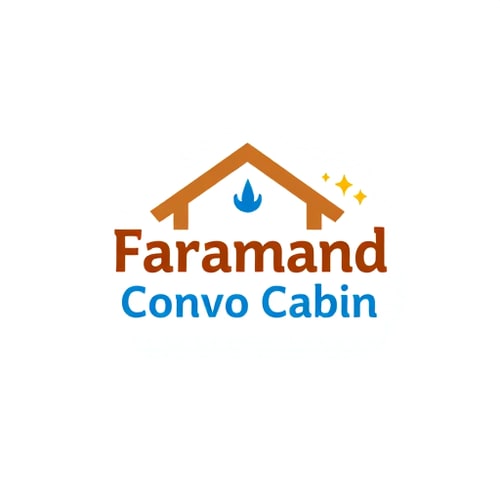 AI Design for A logo for Online English Classes , We are speaking and learning English in a hut, my brand's name is Faramand Convo Cabin 