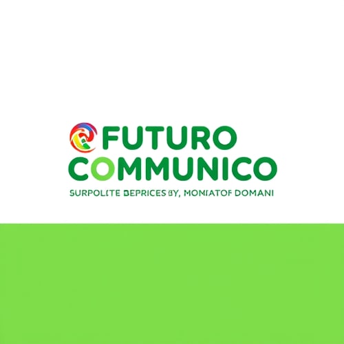 AI Design for genera un logo per un partito politico, il nome è futuro comune, il motto è insieme oggi, migliori domani. il colore principale è il verde perchè indica speranza.il logo preferibilmente italiano e bello, deve essere politico di sinistra