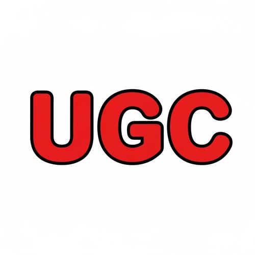 AI Design for create lego logo but instead of the letters spelling "lego" make it spell "UGC"