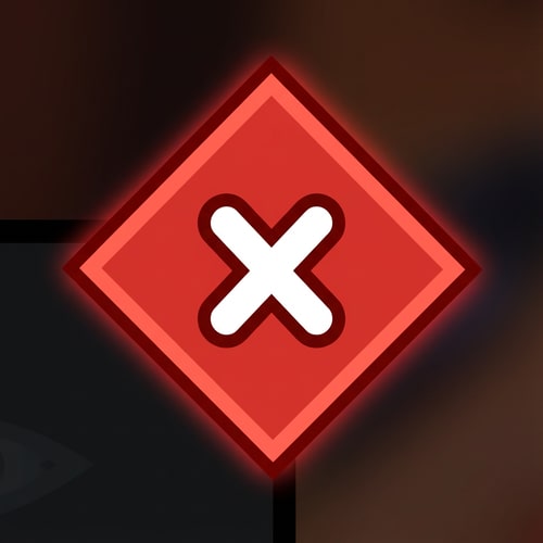 AI Design for make a videogame close button this exact style