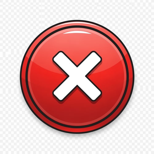 AI Design for make a videogame close button dont put any words just a button make it cartoonish but slightly cool modern looking with a transparent background