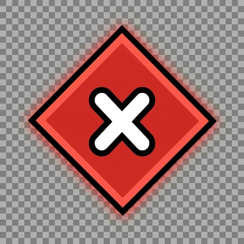 AI Design for make the outline the the X pure black