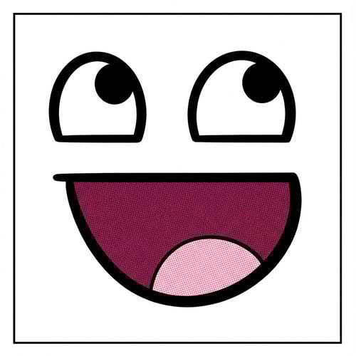 AI Design for make this face look comic book style whilst keeping the standard art style and changing absolutely nothing else. add/remove color if seen as necessary