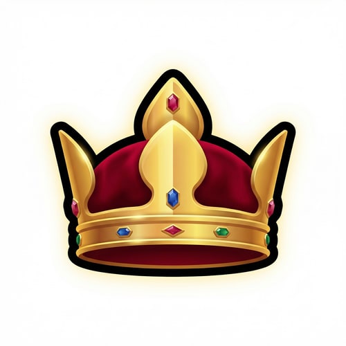 AI Design for make the background white DO NOT DRASTICALLY ALTER THE APPEARANCE OF THE CROWN WHATSOEVER make it look and feel VIP+ do not write "VIP+" on the crown you're allowed to slightly modify and change the colors