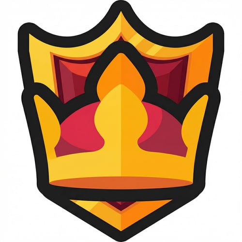 AI Design for give this shield the same color scheme as the crown DO NOT CHANGE ANYTHING ELSE