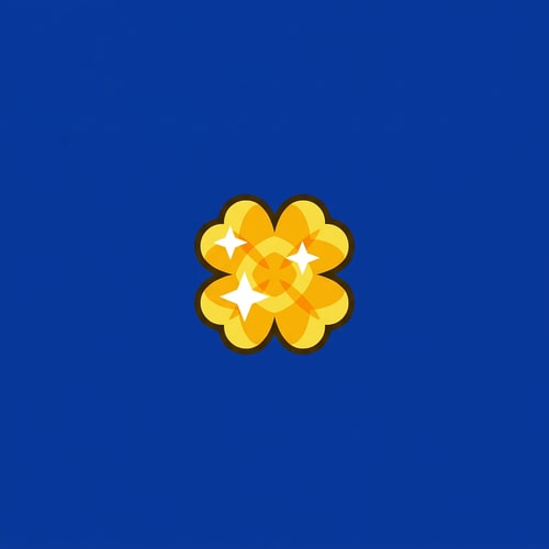 AI Design for size this gold clover down to the exact size of this purple clover DO NOT CHANGE ANYTHING ELSE