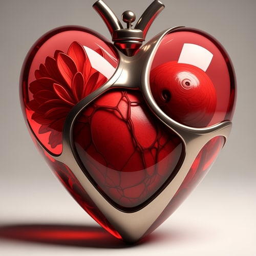 AI Design for create a heart