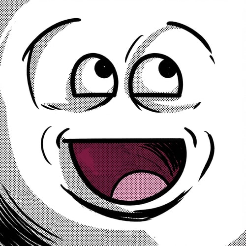 AI Design for make this face look comic book style whilst keeping the standard art style and changing absolutely nothing else. add/remove color if seen as necessary