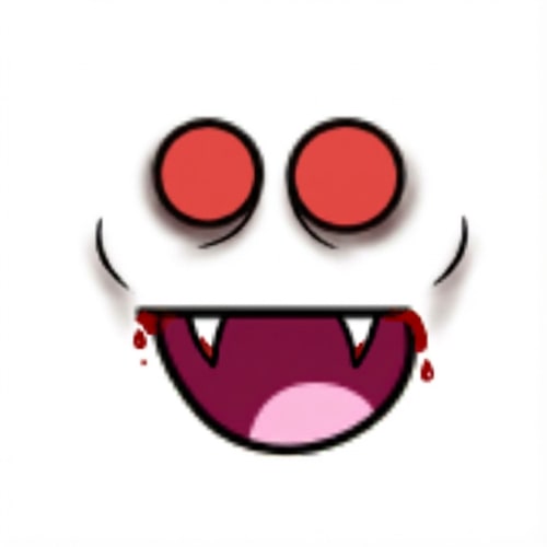 AI Design for remove the pupils just make the eyes red and change ABSOLUTELY NOTHING ELSE