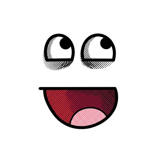 AI Design for make this face look comic book style whilst keeping the standard art style and changing absolutely nothing else. add/remove color if seen as necessary