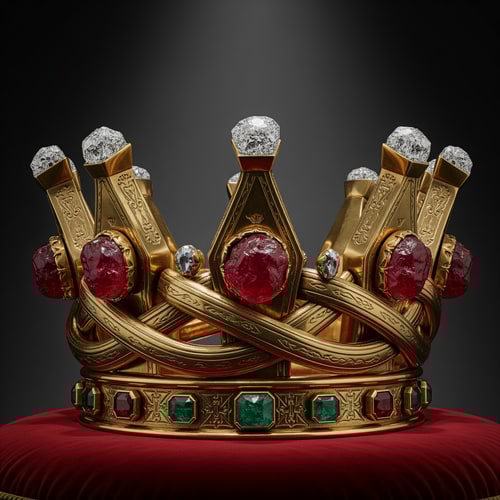 AI Design for make this crown look more bold looking