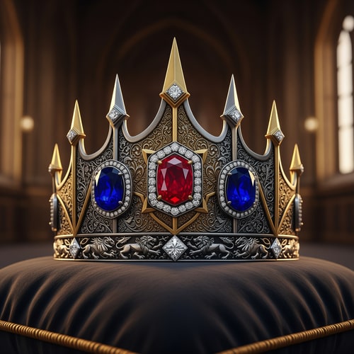 AI Design for make this crown look more bold looking