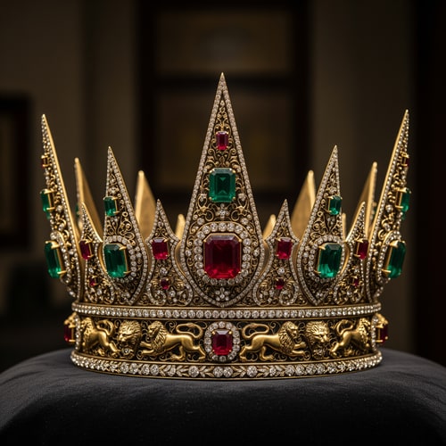 AI Design for make this crown look more bold looking