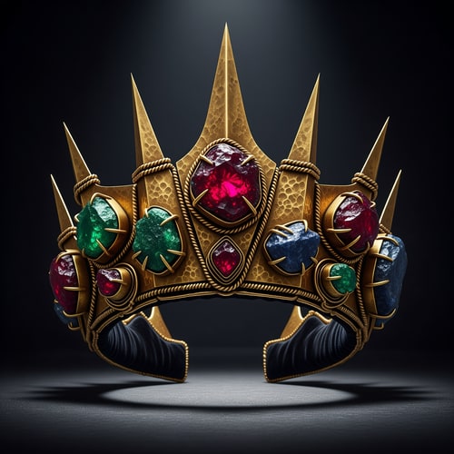 AI Design for make this crown look more bold looking