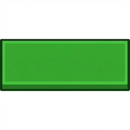 AI Design for remove the number and icon from this button and remove the stud effect DO NOT CHANGE ANYTHING ELSE