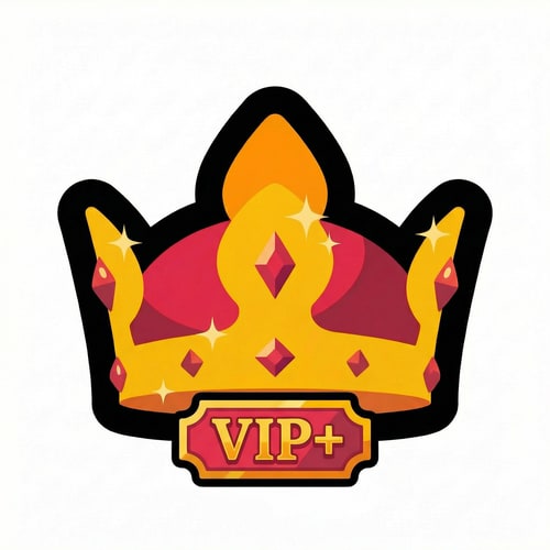 AI Design for make this crown feel VIP+ do not change the art style or dramastically alter features or the style