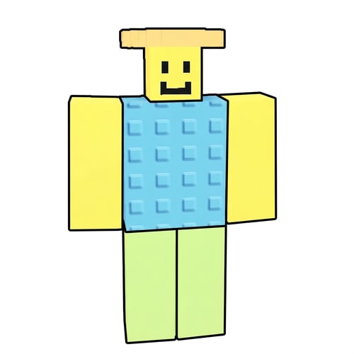 AI Design for add a black outline to this character DO NOT CHANGE ANYTHING ELSE MAKE IT 10PX THICK