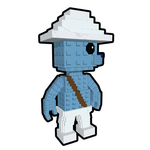 AI Design for make this character face the left, DO NOT CHANGE ANYTHING ELSE