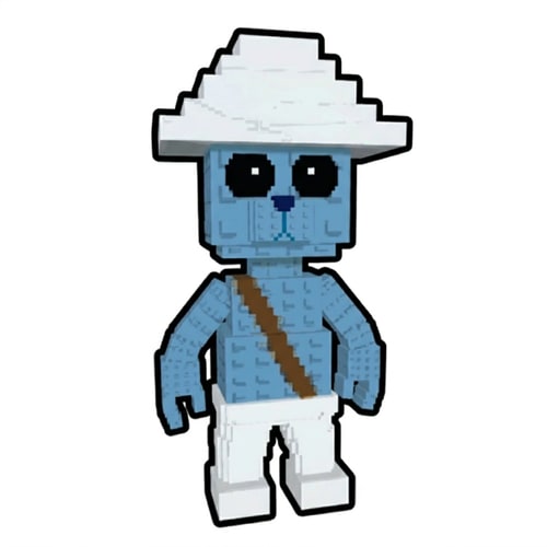 AI Design for make this character face the forward, DO NOT CHANGE ANYTHING ELSE