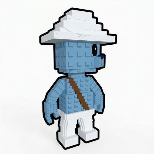 AI Design for make this character face the left, DO NOT CHANGE ANYTHING ELSE