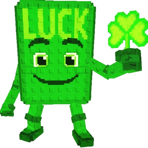 AI Design for make him hold the clover in his hand properly DO NOT CHANGE ANYTHING ELSE