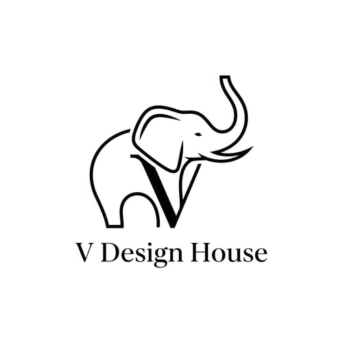 AI Design for A stylized elephant outline forming the letter “V”
A stylized elephant outline forming the letter “V”
Thin, elegant lines
Elephant trunk curved upward (symbol of luck & prosperity)
Text below:
V Design House
Font style: Modern serif (luxury look)
Thin, elegant lines
Text below:
V Design House
Font style: Modern serif (luxury look)