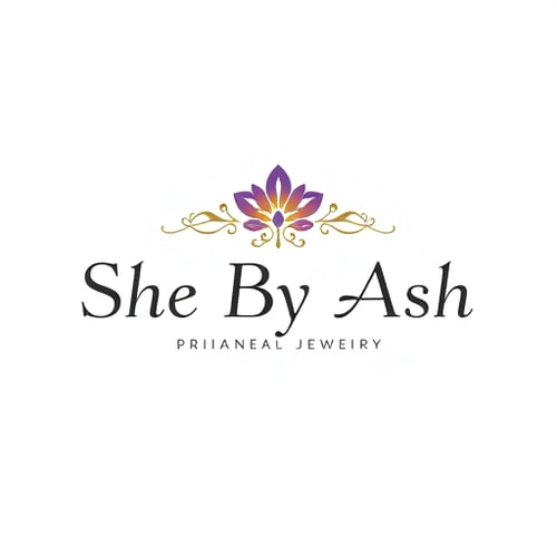 AI Design for Create a logo for online jewelry business business name She By Ash