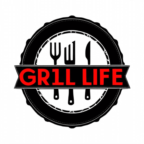 AI Design for Grill Life text 