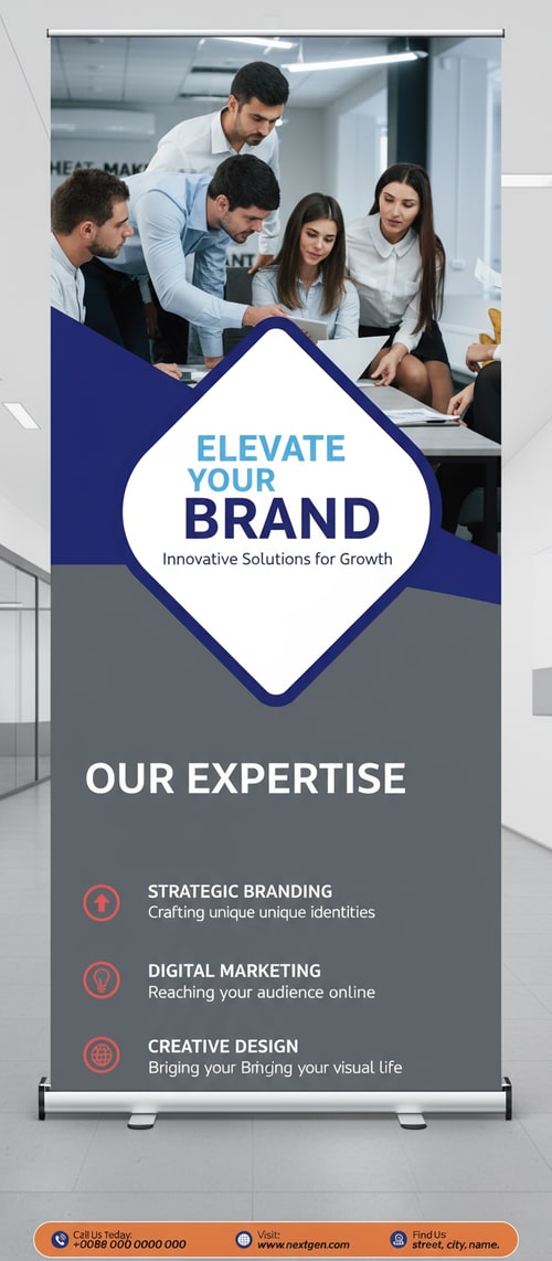 AI Design for Generate Headline for Rollup design .Please give me a new and better design based on this design with detailed description.