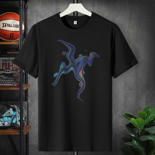 AI Design for Hello AI, you bring me something new. Which no one has done before. Design me a T shart.