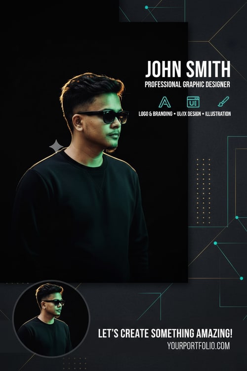 AI Design for I am a professional graphic designer. I want to make a Facebook cover design. So please give me good content to make a Facebook cover design and design it for me. And this cover will promote my ID.